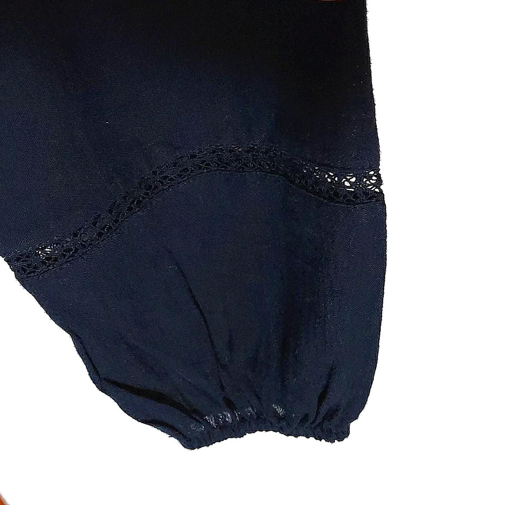 Abercrombie & Fitch navy blue blouse sz XS - Picture 10 of 10